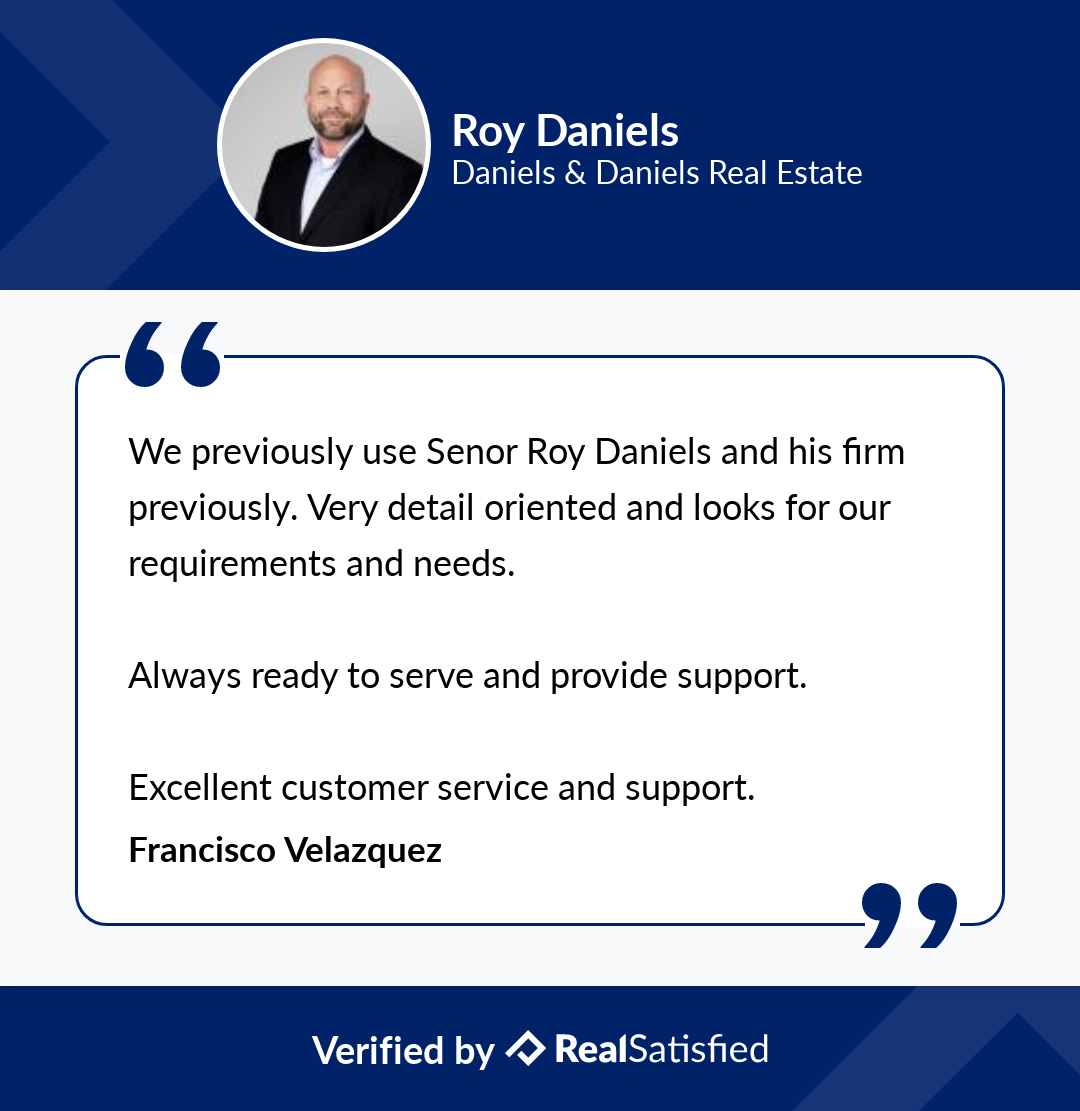 Roy Real Satisfied!